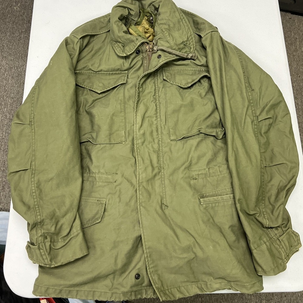 Gibraltar Industries M-65 Field Jacket Mens Small Green Quilted Liner DSA-100-74